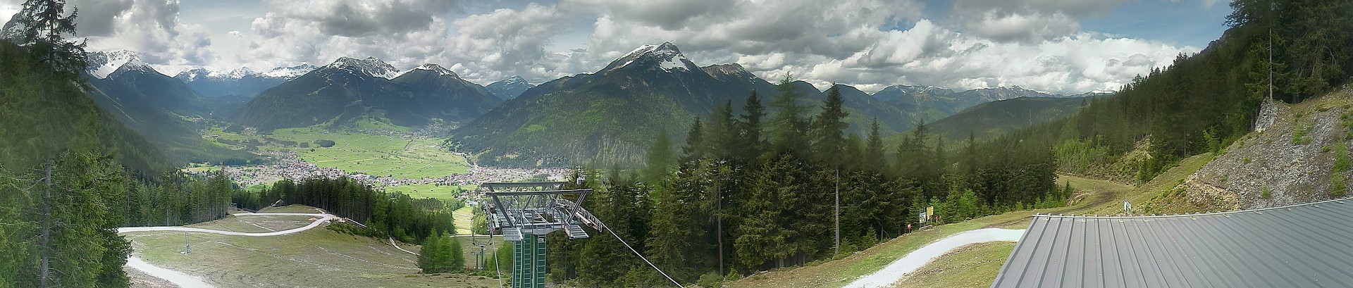 Archiv Foto Webcam 3er Sessellift im Skigebiet Ehrwald
