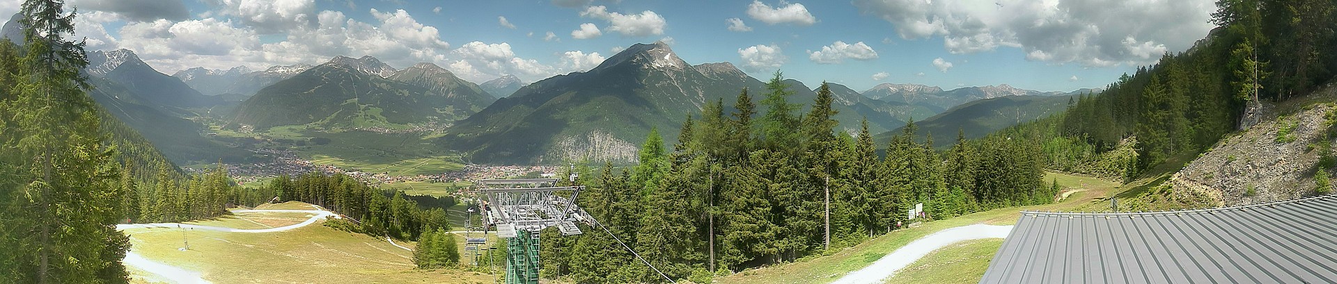 Archiv Foto Webcam 3er Sessellift im Skigebiet Ehrwald