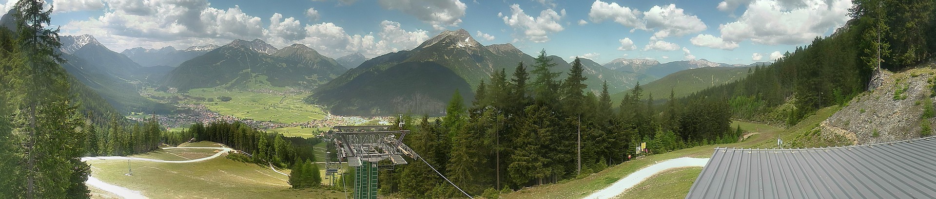 Archiv Foto Webcam 3er Sessellift im Skigebiet Ehrwald