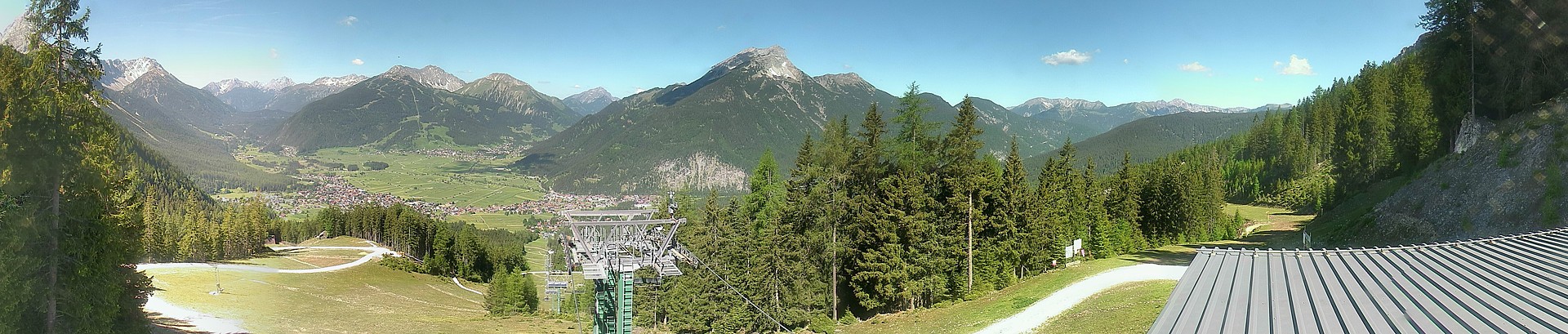 Archiv Foto Webcam 3er Sessellift im Skigebiet Ehrwald