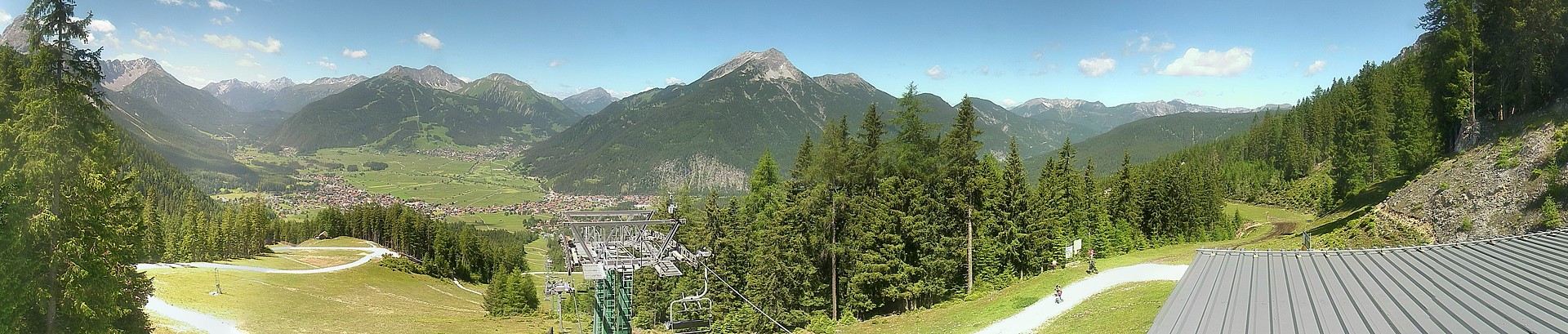 Archiv Foto Webcam 3er Sessellift im Skigebiet Ehrwald
