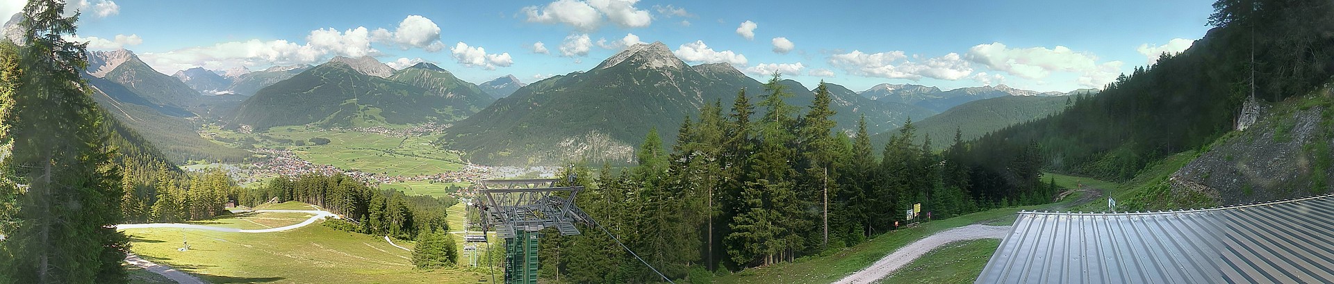 Archiv Foto Webcam 3er Sessellift im Skigebiet Ehrwald