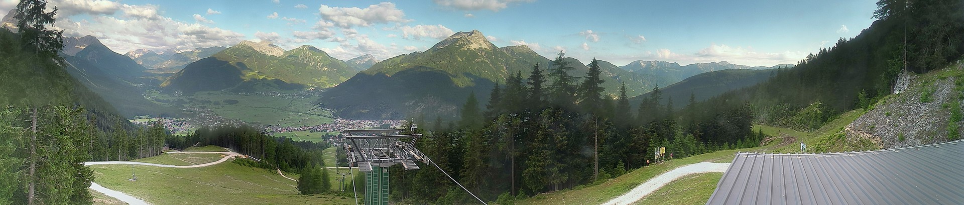 Archiv Foto Webcam 3er Sessellift im Skigebiet Ehrwald