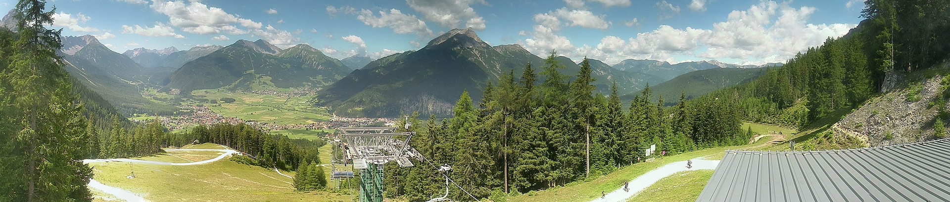Archiv Foto Webcam 3er Sessellift im Skigebiet Ehrwald
