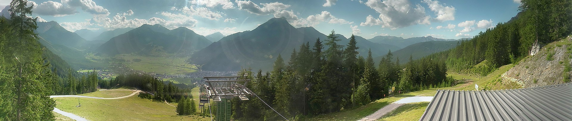 Archiv Foto Webcam 3er Sessellift im Skigebiet Ehrwald