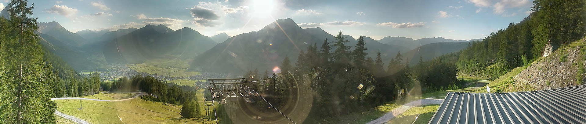 Archiv Foto Webcam 3er Sessellift im Skigebiet Ehrwald