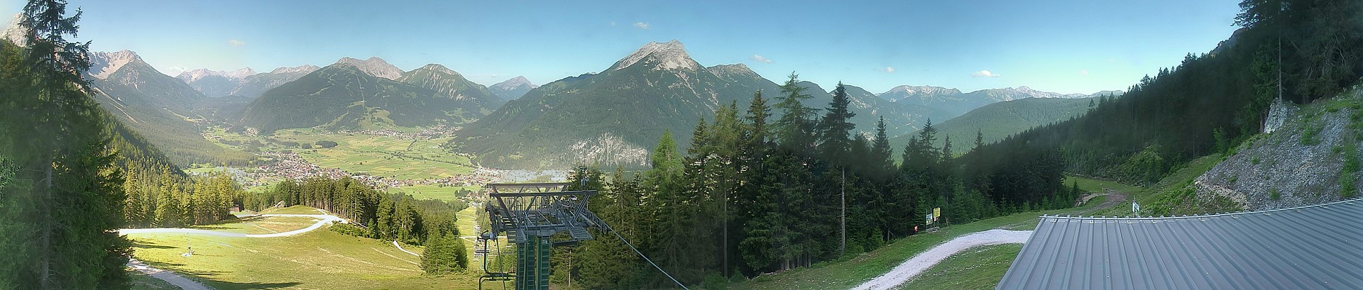 Archiv Foto Webcam 3er Sessellift im Skigebiet Ehrwald