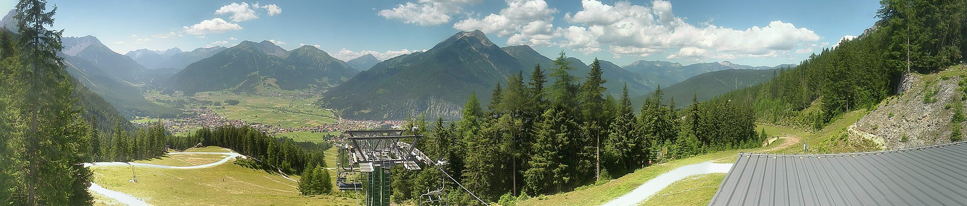 Archiv Foto Webcam 3er Sessellift im Skigebiet Ehrwald