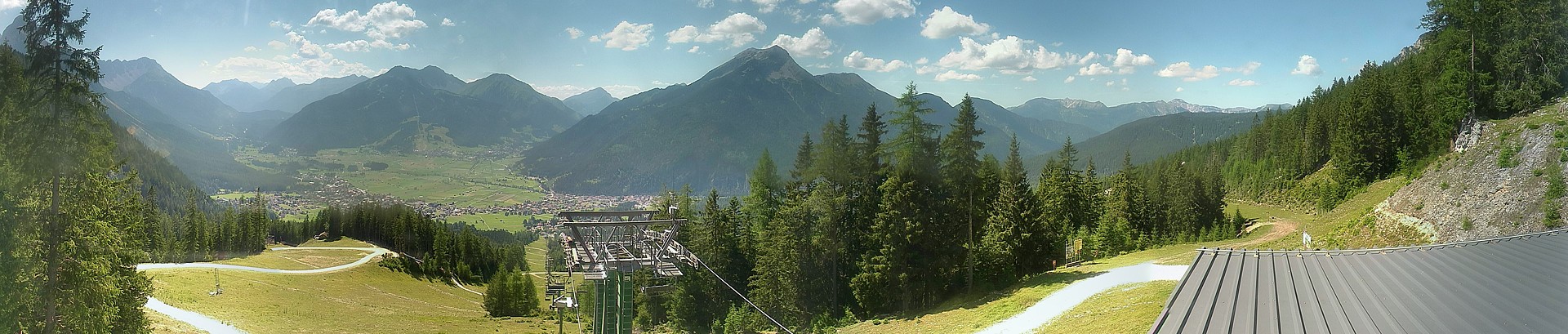 Archiv Foto Webcam 3er Sessellift im Skigebiet Ehrwald