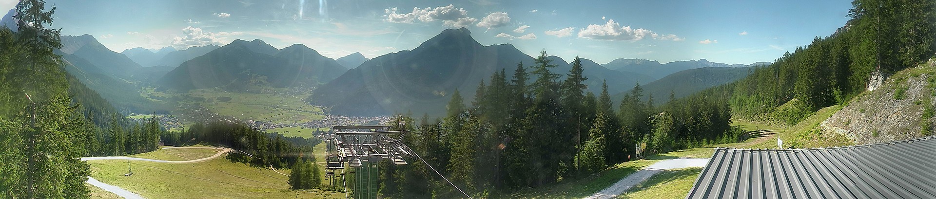 Archiv Foto Webcam 3er Sessellift im Skigebiet Ehrwald