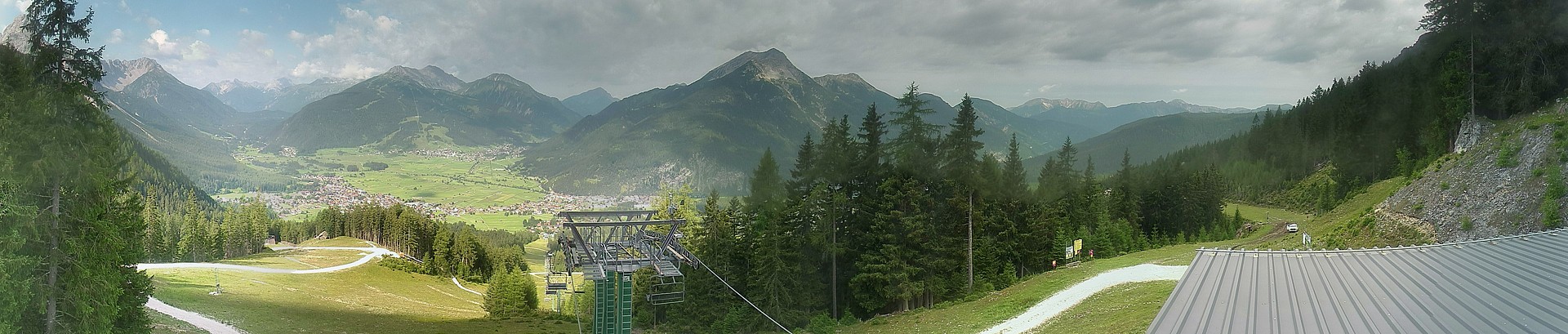 Archiv Foto Webcam 3er Sessellift im Skigebiet Ehrwald