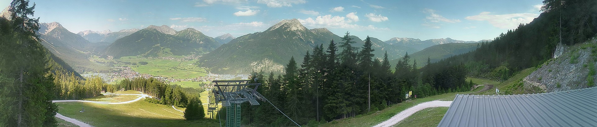 Archiv Foto Webcam 3er Sessellift im Skigebiet Ehrwald