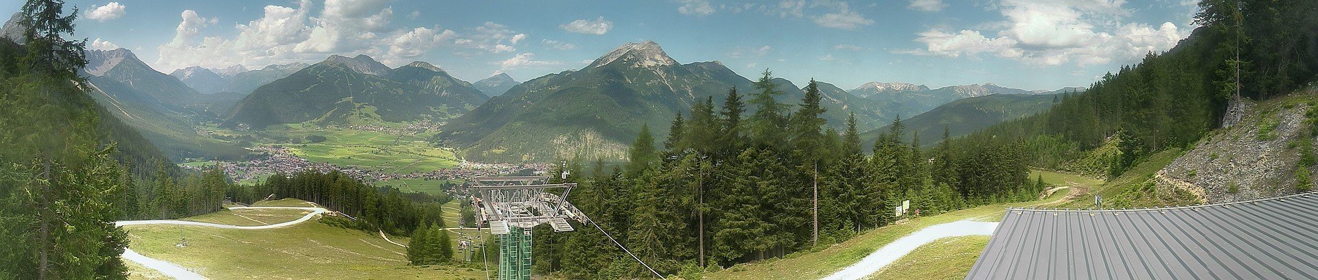 Archiv Foto Webcam 3er Sessellift im Skigebiet Ehrwald