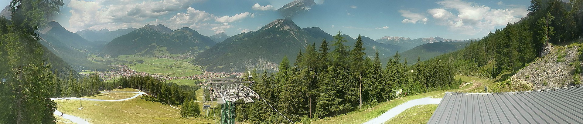 Archiv Foto Webcam 3er Sessellift im Skigebiet Ehrwald