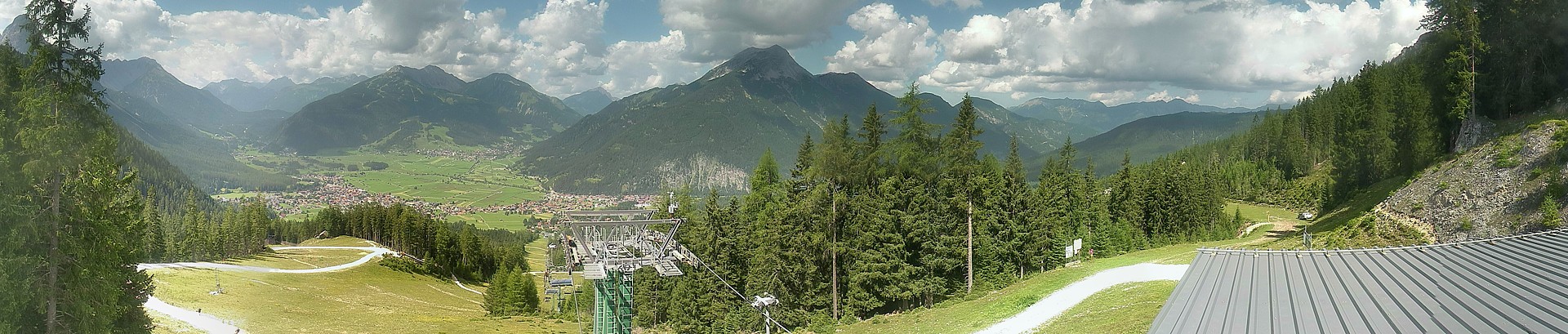 Archiv Foto Webcam 3er Sessellift im Skigebiet Ehrwald