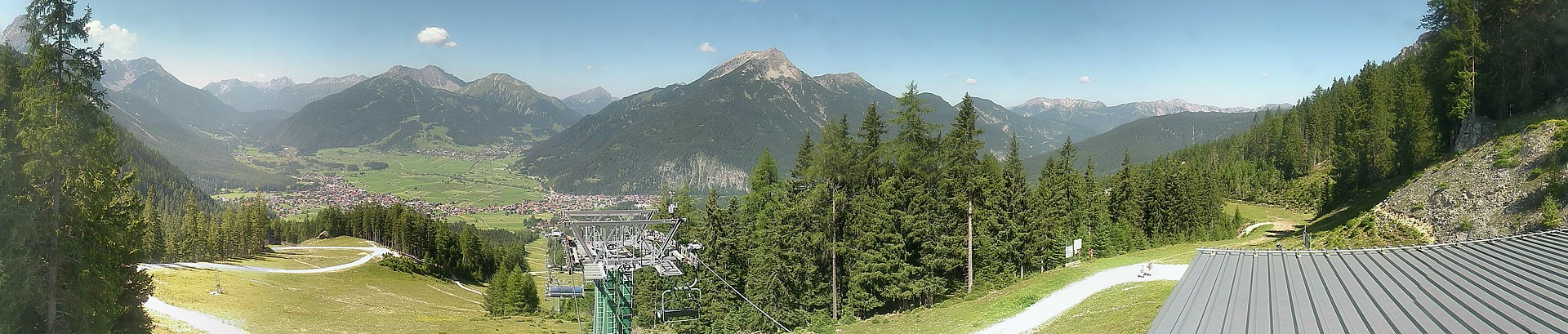 Archiv Foto Webcam 3er Sessellift im Skigebiet Ehrwald