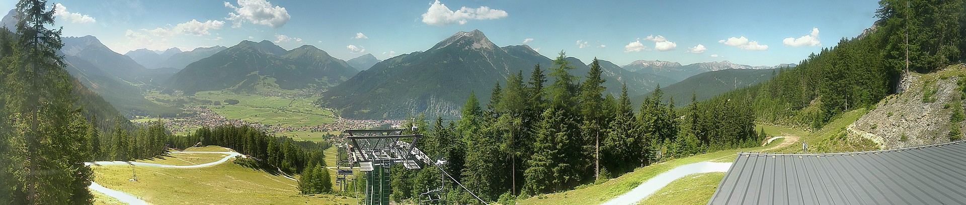 Archiv Foto Webcam 3er Sessellift im Skigebiet Ehrwald