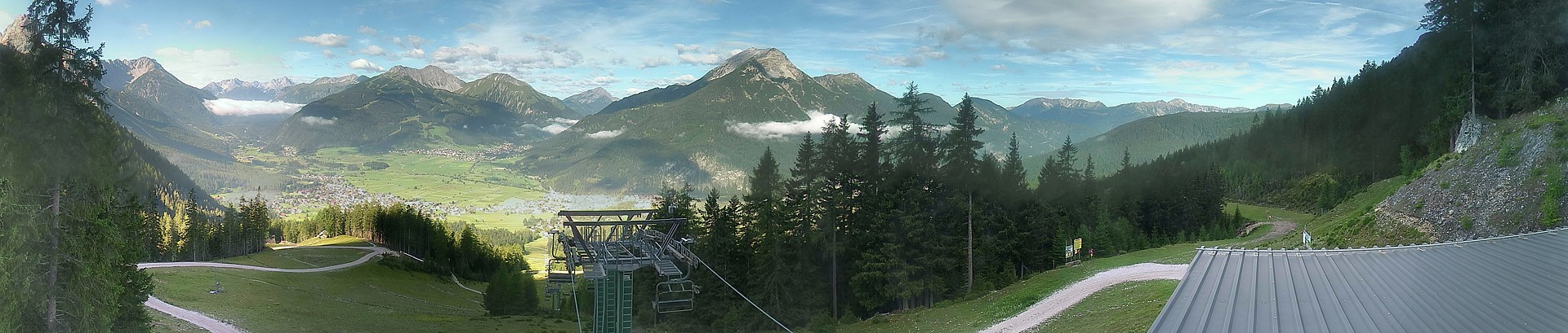Archiv Foto Webcam 3er Sessellift im Skigebiet Ehrwald