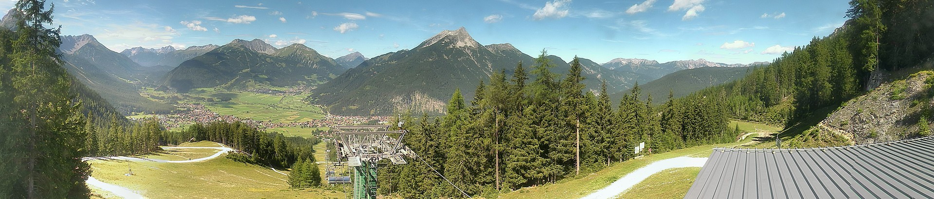 Archiv Foto Webcam 3er Sessellift im Skigebiet Ehrwald