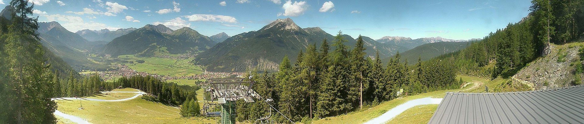Archiv Foto Webcam 3er Sessellift im Skigebiet Ehrwald