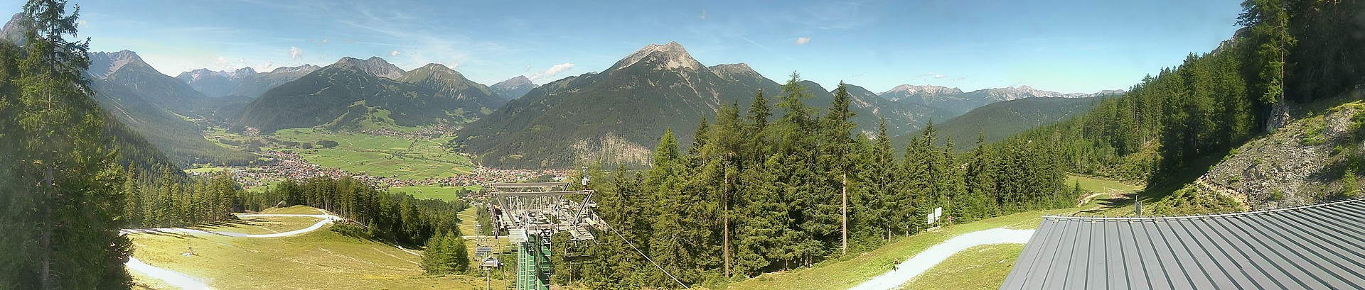 Archiv Foto Webcam 3er Sessellift im Skigebiet Ehrwald