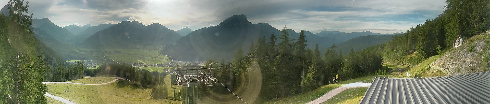 Archiv Foto Webcam 3er Sessellift im Skigebiet Ehrwald