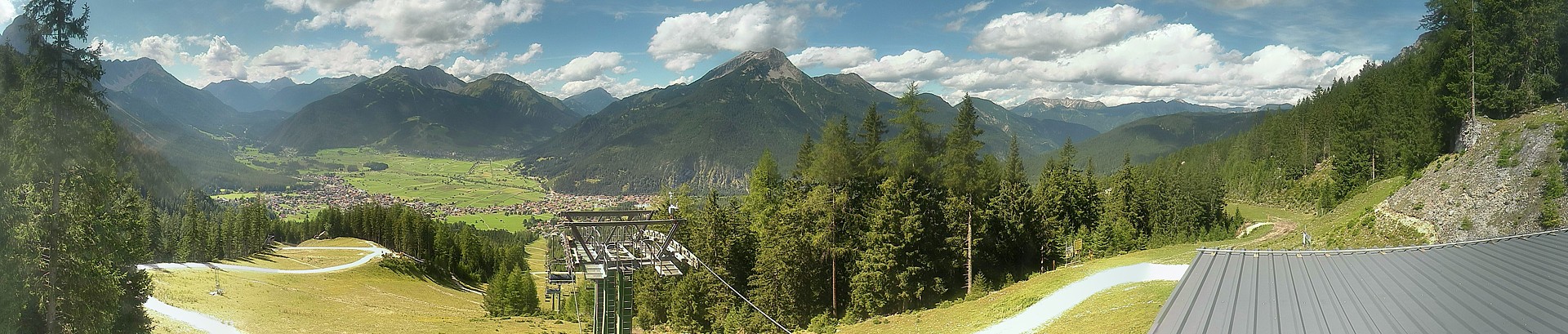 Archiv Foto Webcam 3er Sessellift im Skigebiet Ehrwald