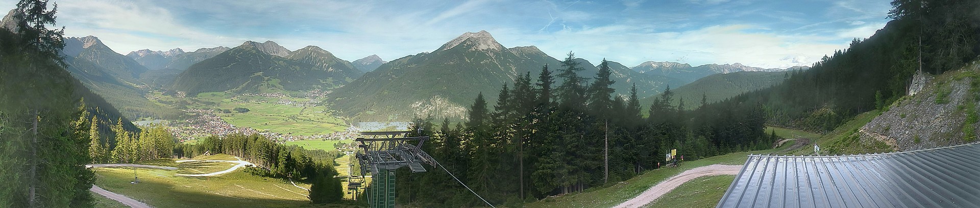 Archiv Foto Webcam 3er Sessellift im Skigebiet Ehrwald