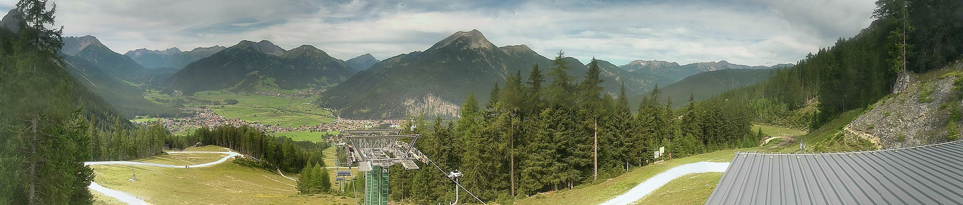 Archiv Foto Webcam 3er Sessellift im Skigebiet Ehrwald