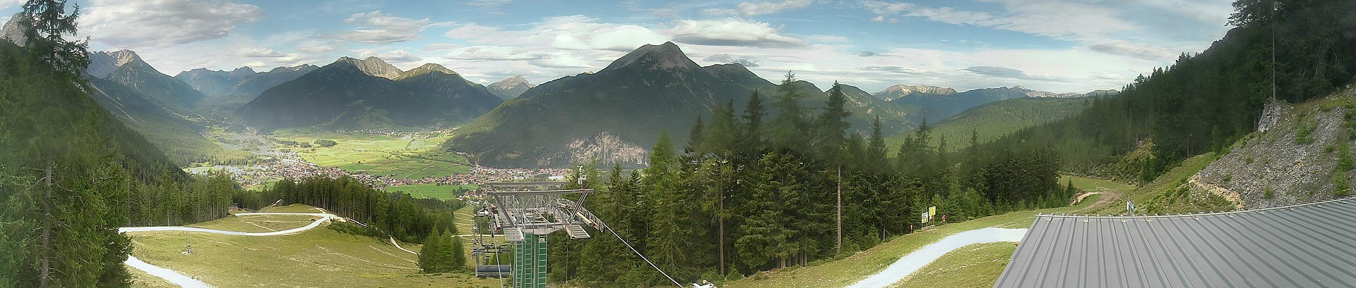 Archiv Foto Webcam 3er Sessellift im Skigebiet Ehrwald