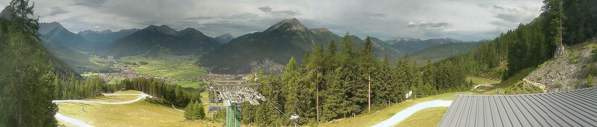 Archiv Foto Webcam 3er Sessellift im Skigebiet Ehrwald