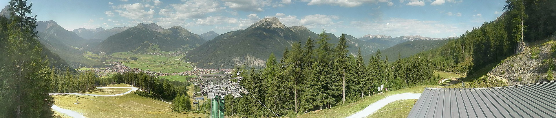 Archiv Foto Webcam 3er Sessellift im Skigebiet Ehrwald