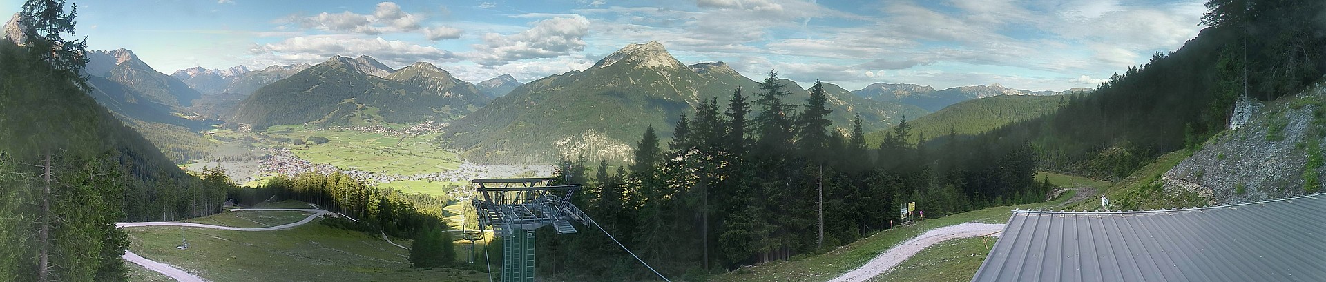 Archiv Foto Webcam 3er Sessellift im Skigebiet Ehrwald