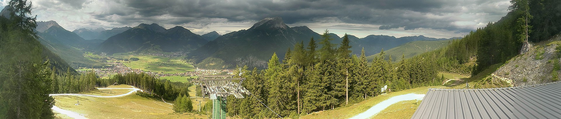 Archiv Foto Webcam 3er Sessellift im Skigebiet Ehrwald