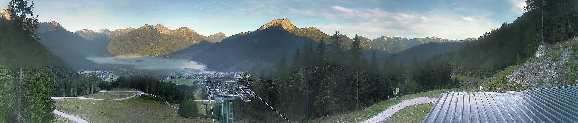 Archiv Foto Webcam 3er Sessellift im Skigebiet Ehrwald