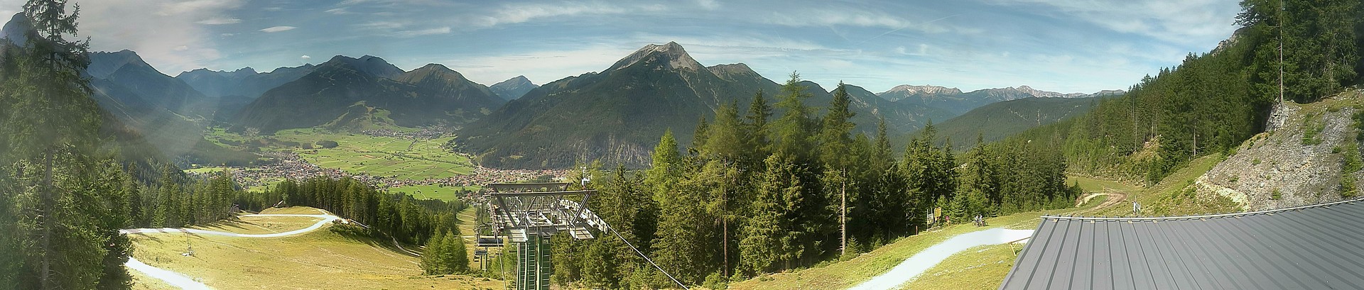 Archiv Foto Webcam 3er Sessellift im Skigebiet Ehrwald
