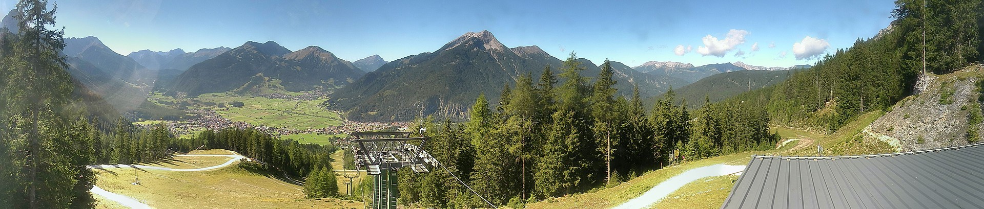 Archiv Foto Webcam 3er Sessellift im Skigebiet Ehrwald