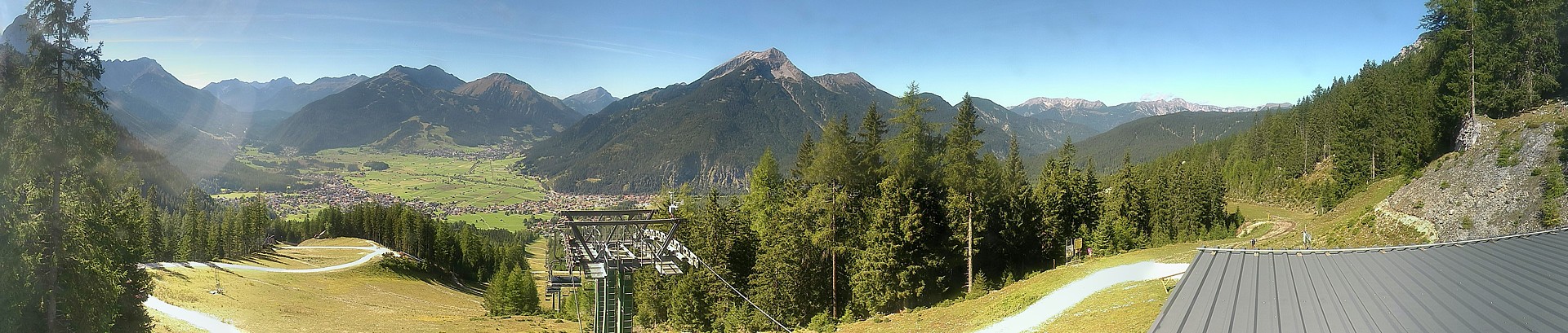 Archiv Foto Webcam 3er Sessellift im Skigebiet Ehrwald