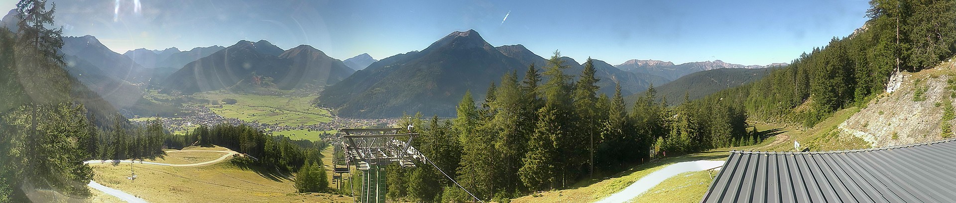Archiv Foto Webcam 3er Sessellift im Skigebiet Ehrwald