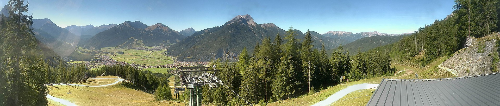 Archiv Foto Webcam 3er Sessellift im Skigebiet Ehrwald