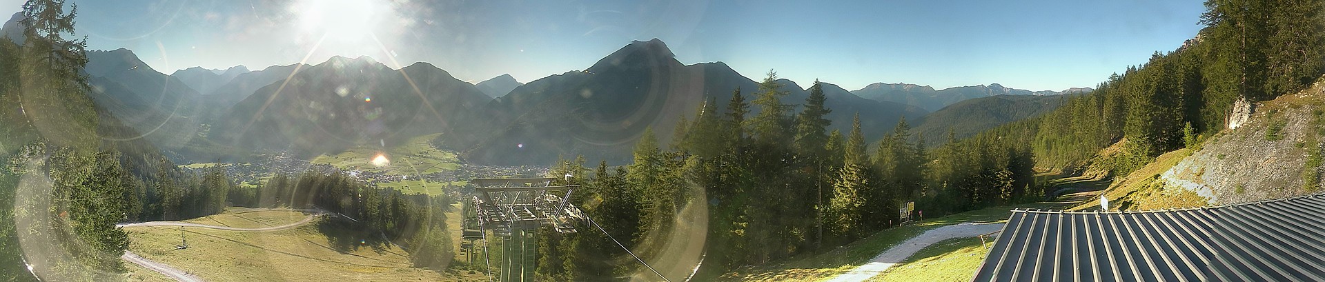 Archiv Foto Webcam 3er Sessellift im Skigebiet Ehrwald