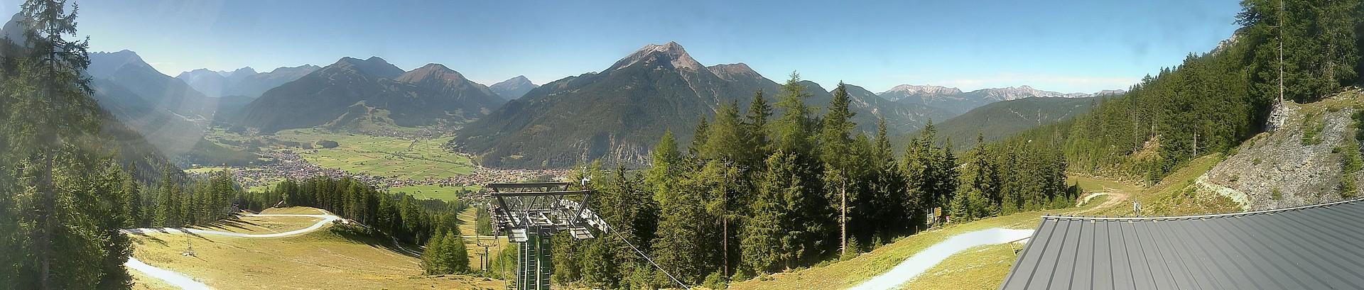 Archiv Foto Webcam 3er Sessellift im Skigebiet Ehrwald