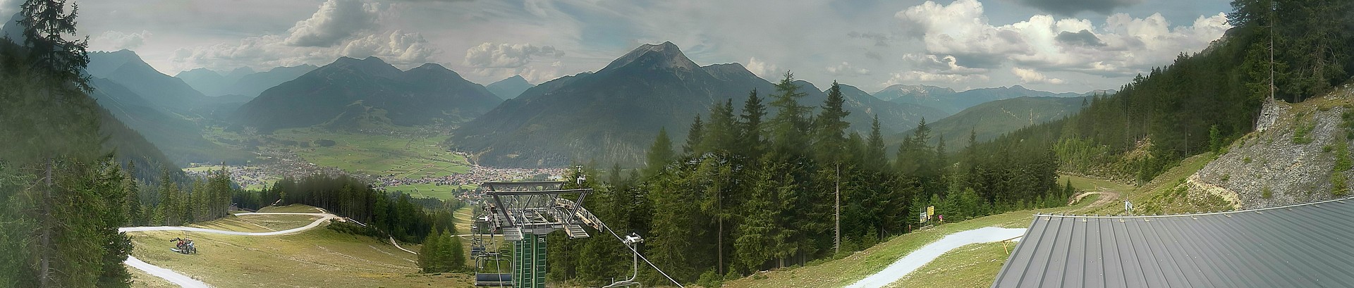 Archiv Foto Webcam 3er Sessellift im Skigebiet Ehrwald
