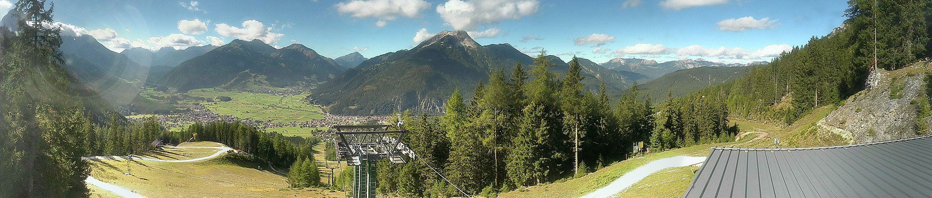Archiv Foto Webcam 3er Sessellift im Skigebiet Ehrwald