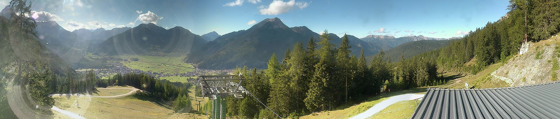 Archiv Foto Webcam 3er Sessellift im Skigebiet Ehrwald