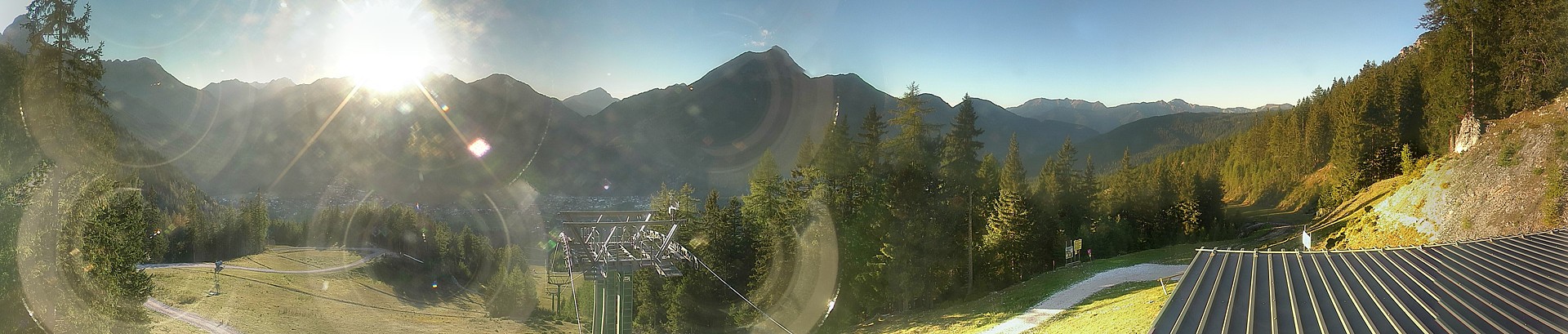 Archiv Foto Webcam 3er Sessellift im Skigebiet Ehrwald