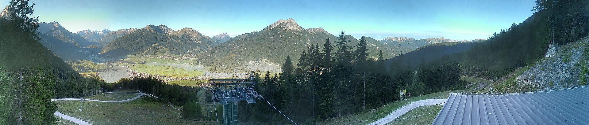 Archiv Foto Webcam 3er Sessellift im Skigebiet Ehrwald