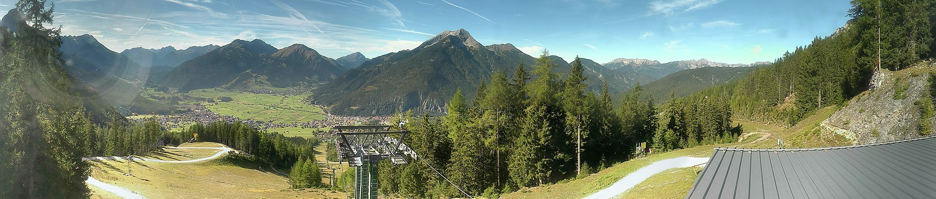 Archiv Foto Webcam 3er Sessellift im Skigebiet Ehrwald
