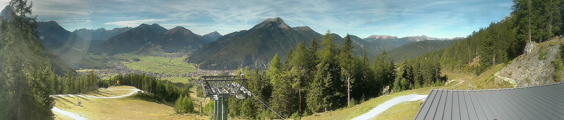Archiv Foto Webcam 3er Sessellift im Skigebiet Ehrwald