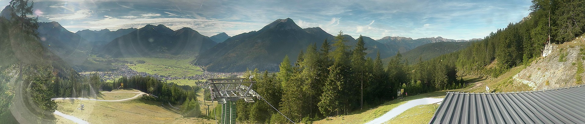 Archiv Foto Webcam 3er Sessellift im Skigebiet Ehrwald